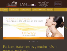 Tablet Screenshot of bellavistamedicineaesthetic.com